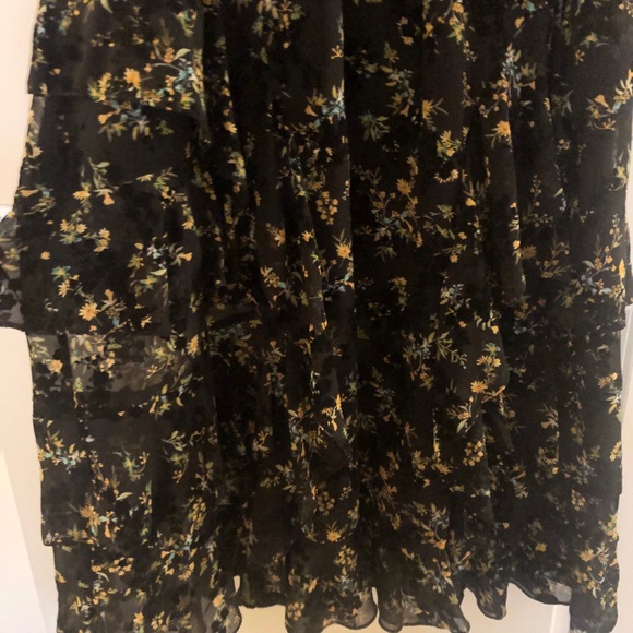 Rachel Roy Floral Black Dress - Picture 3 of 12